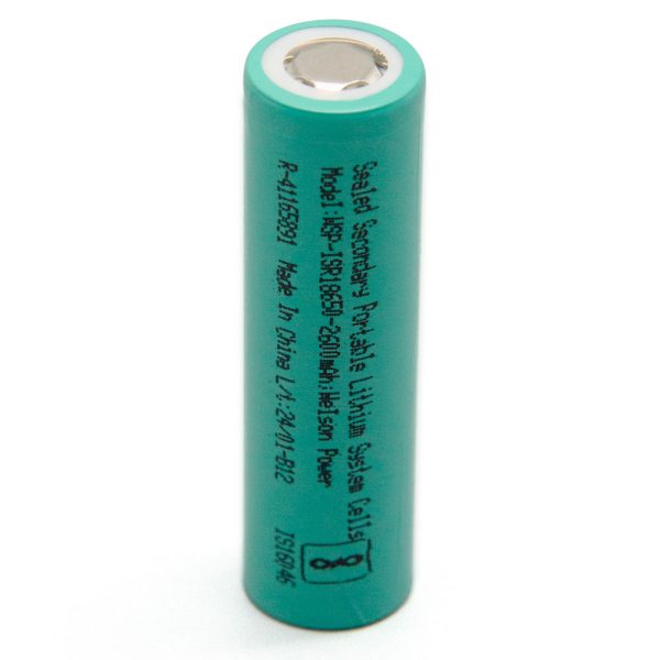 18650 2600mAh 3.7V Cylinder NMC WSP-ISR18650-2600mAh – cells from ...