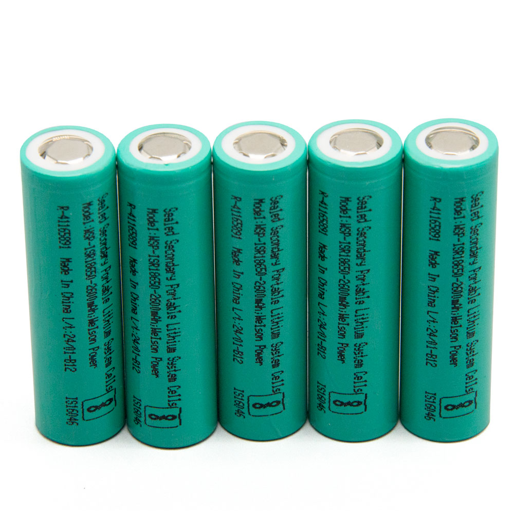 18650 2600mAh 3.7V Cylinder NMC WSP-ISR18650-2600mAh – cells from ...