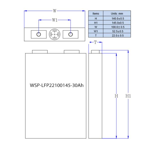 LFP22100145-30Ah_prismatic cells