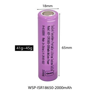 dimension-WSP-ISR18650-2000mAh