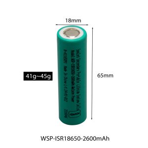 dimension-WSP-ISR18650-2600mAh