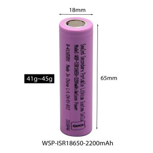 dimension-of-WSP-ISR18650-2200mAh